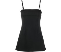 Minikleid mit eckigem Ausschnitt