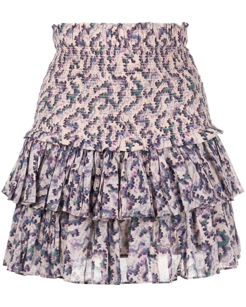 Étoile Isabel Marant Damen Rock mit abstraktem Print