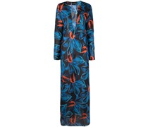 Kleid mit abstraktem Print
