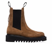 Chelsea-Boots aus Wildleder mit Nieten