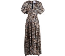 Kleid mit abstraktem Print