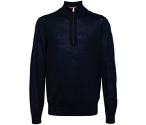 half-zip fine-knit Pullover