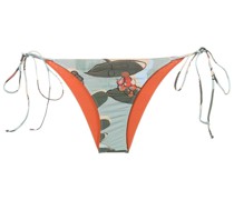 Bikinihöschen mit Blumen-Print