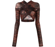 Oberteil mit Leoparden-Print
