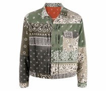 Wendbare Jacke mit Bandana-Print