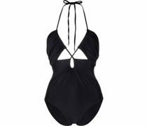 Neckholder-Badeanzug mit Cut-Outs