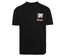 x Haas T-Shirt mit Racing-Print