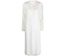 P.A.R.O.S.H. Midi-Hemdkleid ohne Kragen