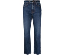 Claudia mid-rise straight-leg jeans