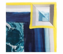Schal mit Malerei-Print