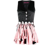 Minikleid mit Schnürung