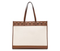 gem-embellisment canvas tote bag