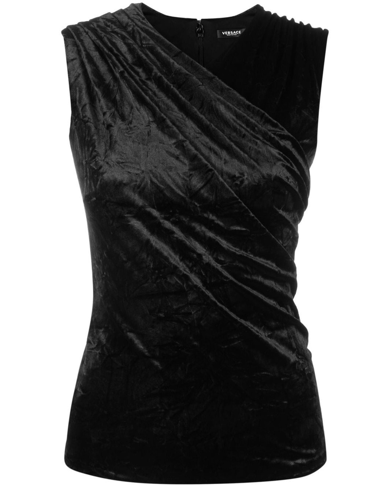 Versace Damen Gerafftes Top