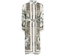Hemdkleid mit Blumen-Print
