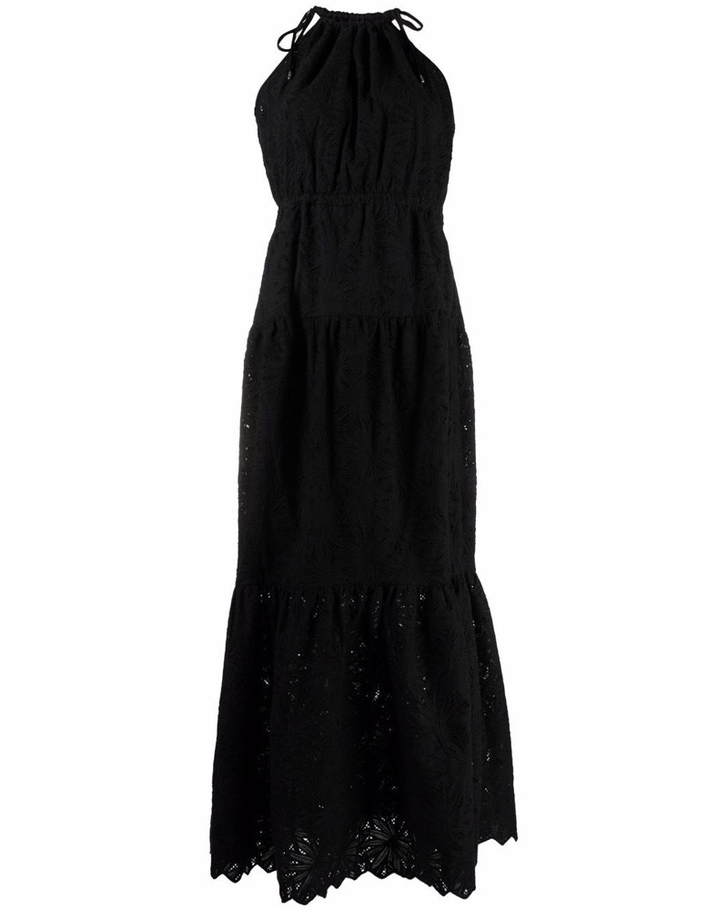 Michael Kors Damen Maxikleid mit Stickerei