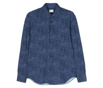 Hemd mit Chambray-Print