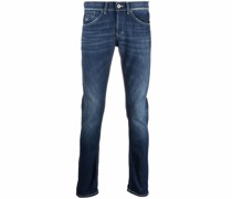 Halbhohe Slim-Fit-Jeans