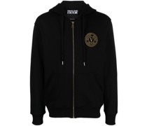 Hoodie mit Logo-Stickerei