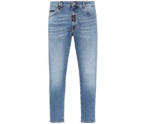 Gerade Detriot Cropped-Jeans