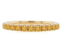 18kt Gelbgoldring mit Diamanten