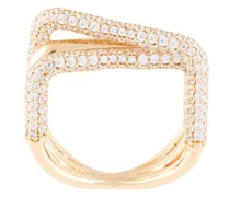 Ring mit Kristallen