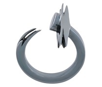 Sterlingsilberring mit Nageldesign