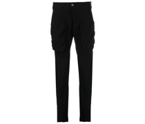 Slim-Fit-Hose mit Waffeloptik