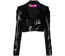 Metallischer Blazer