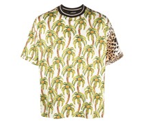T-Shirt mit Leoparden-Print