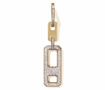 18kt Gelbgoldohrring mit Diamanten