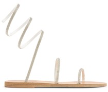 Sandalen mit Kristallen