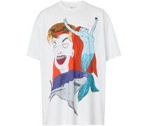 T-Shirt mit Sirenen-Print