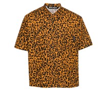 Hemd mit Leoparden-Print