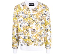 Sweatshirt mit Logo Couture-Print
