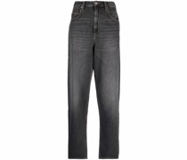 Gerade High-Rise-Jeans
