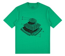 T-Shirt mit Pyramiden-Print