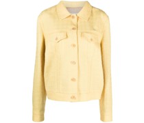 Jacke mit gespreiztem Kragen