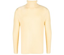 Gerippter Rollkragenpullover