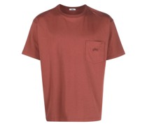 T-Shirt mit bestickter Brusttasche