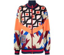 Bomberjacke im Patchwork-Design