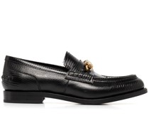 Loafer mit Logo-Schild