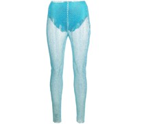 Leggings im Metallic-Look