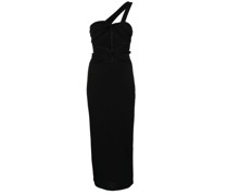 Neckholder-Midikleid mit Cut-Outs