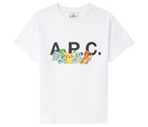 A.P.C. T-Shirt mit Pokémon-Print