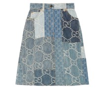 Jeansrock im Patchwork-Look