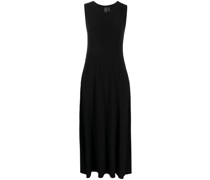 Ärmelloses Samtkleid