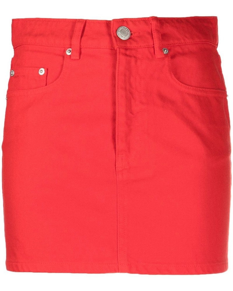 Ami Damen Schmaler Jeansrock