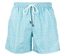 Badeshorts mit Pinguin-Print