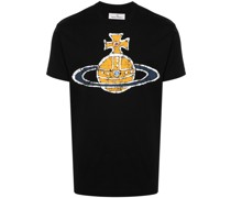 T-Shirt mit Orb-Logo-Print