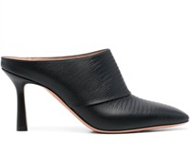 Mules mit eckiger Kappe